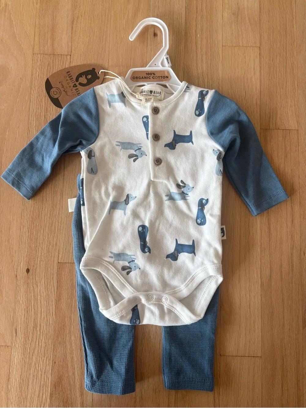 Rabbit + Bear Baby Outfit